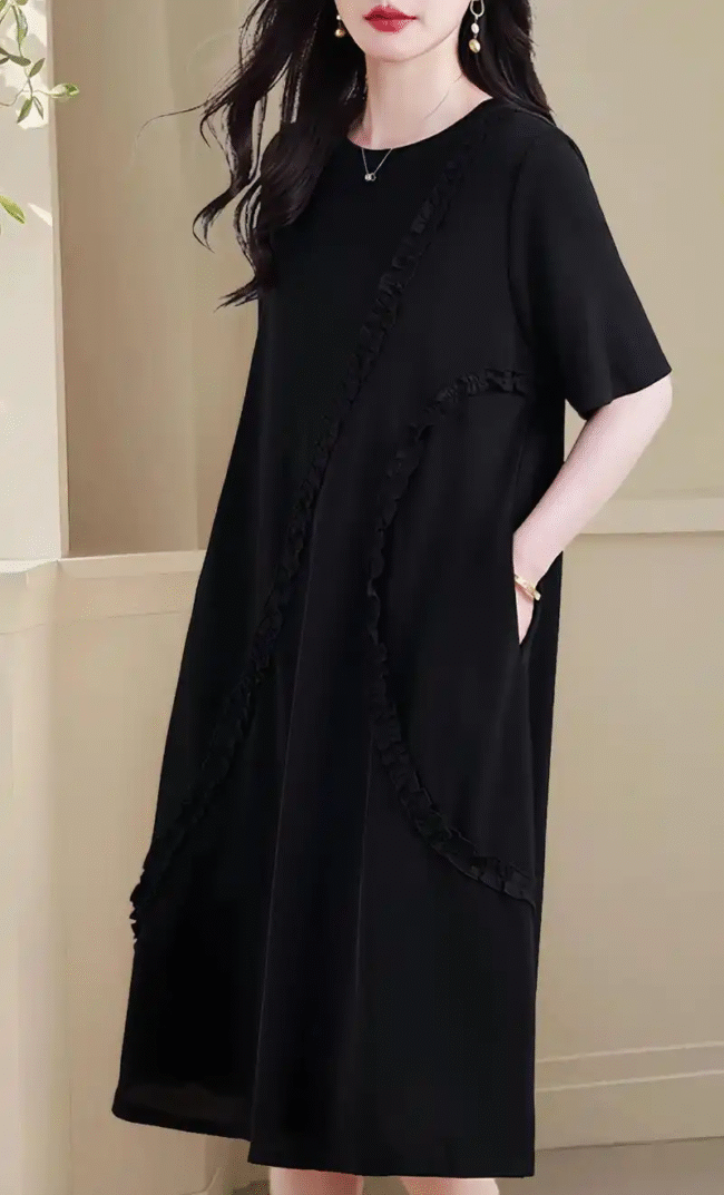 black dress