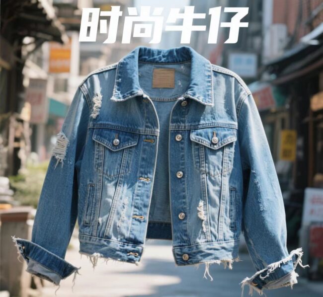 Blue denim jacket