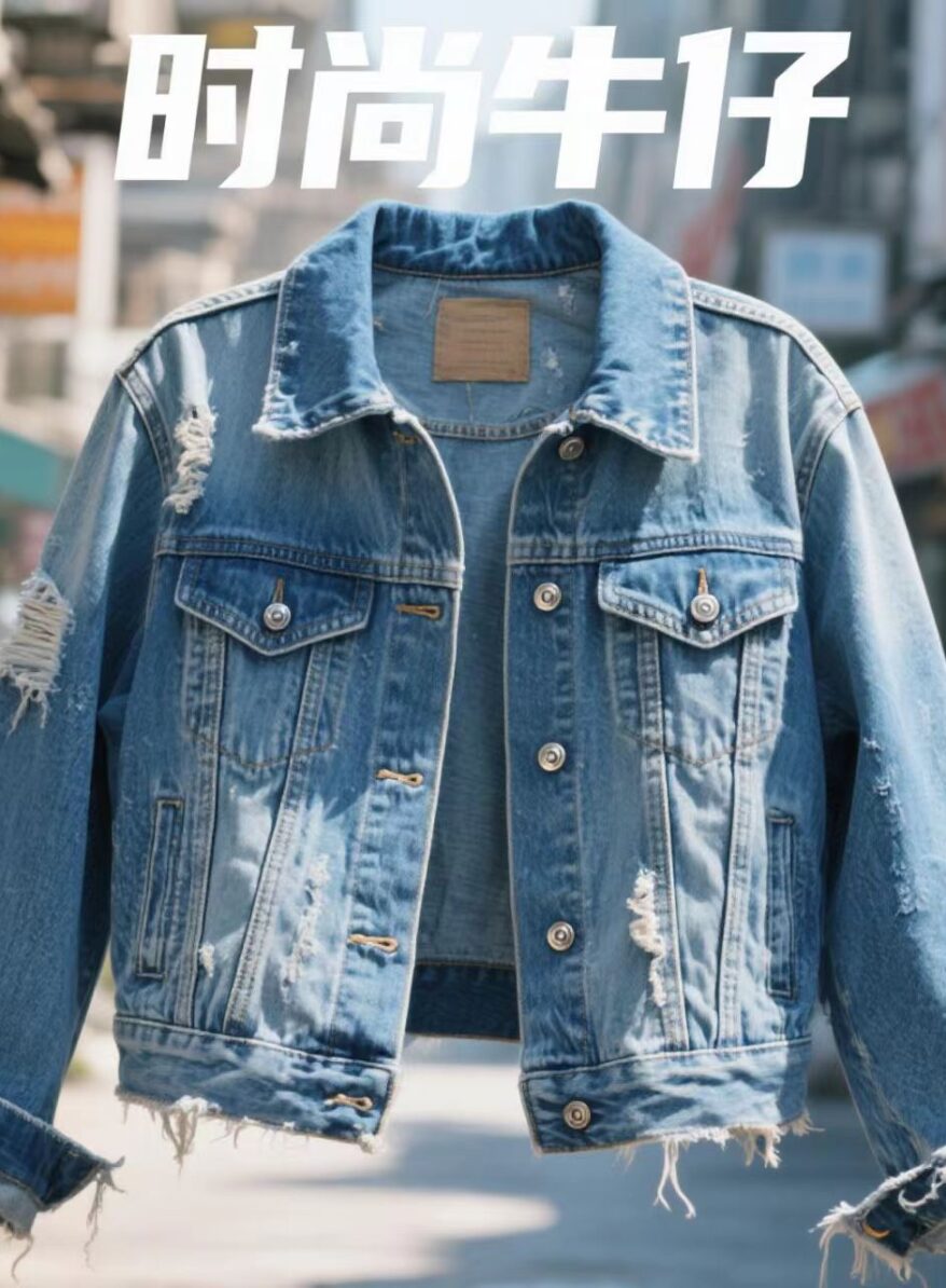 Blue denim jacket