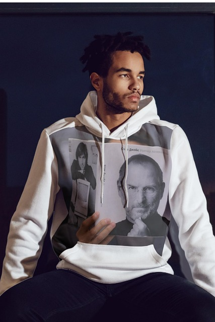 Facial pattern hoodie
