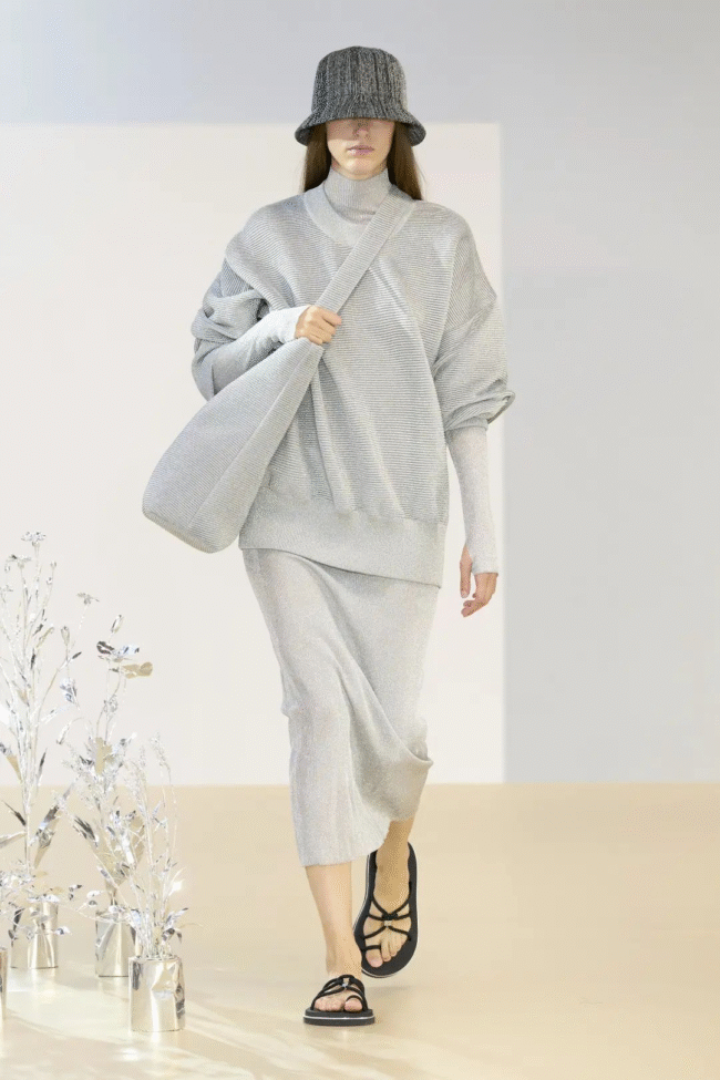 Women's gray sweater