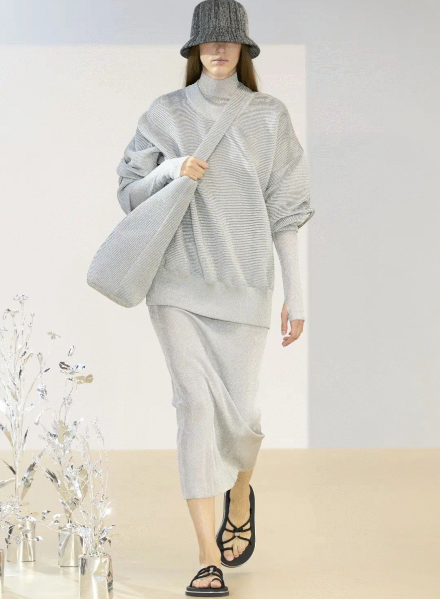 Women's gray sweater